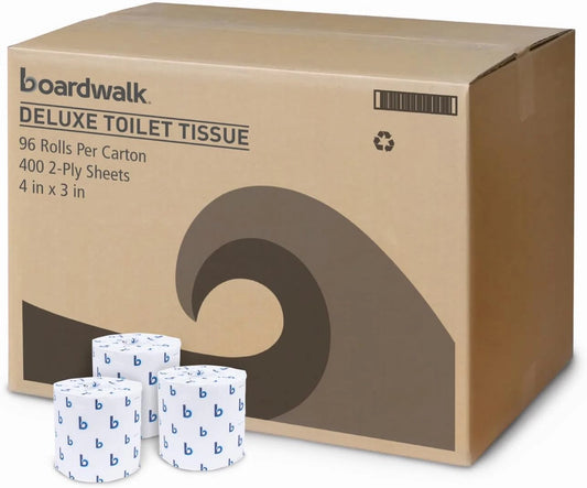 Boardwalk BWK6144 2-Ply Septic Safe Toilet Tissue - White (96/CT) New